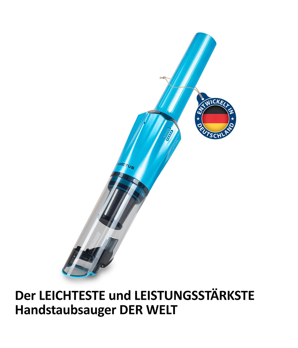 Genius Handstaubsauger Genius INVICTUS ONE PRESTIGE Set 9-tlg., 90 W, beutellos, leicht