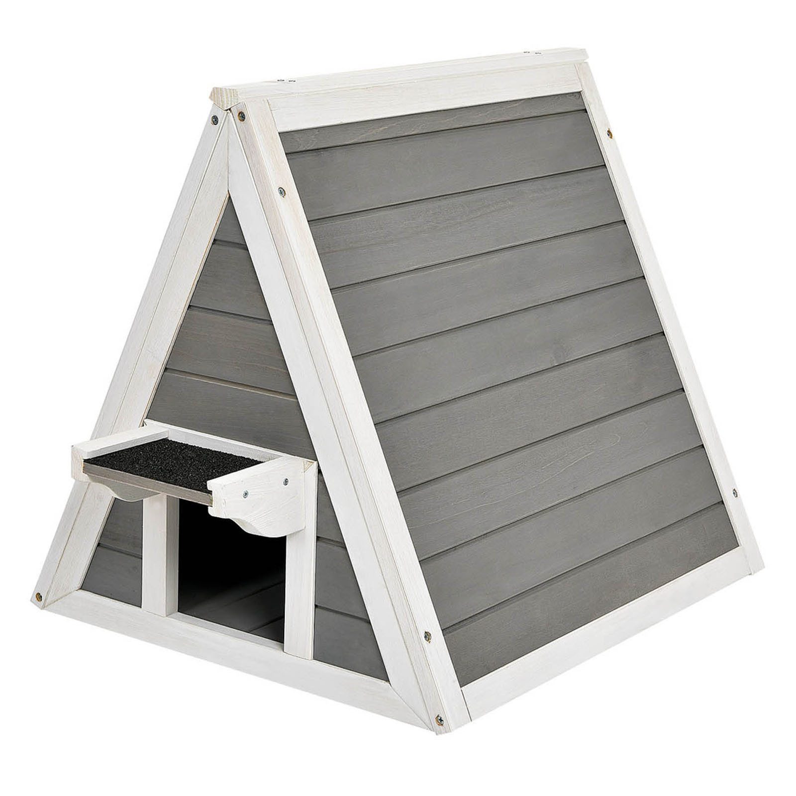 COSTWAY Tierhaus Katzenhaus, Katzenschrank, holz, bis 20kg, 50x55x52cm günstig online kaufen
