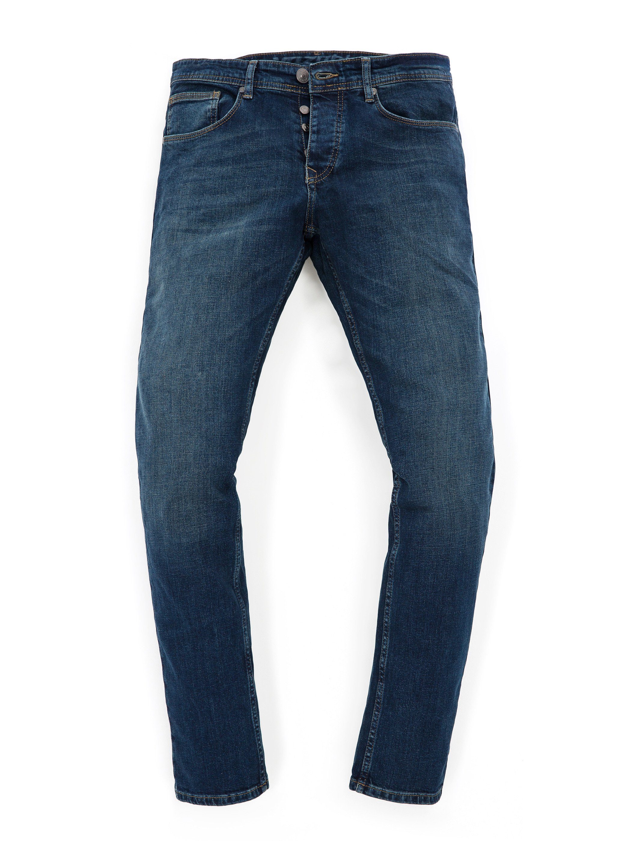 Yazubi Slim-fit-Jeans Edvin Jeans denim (dark 194118) Blau