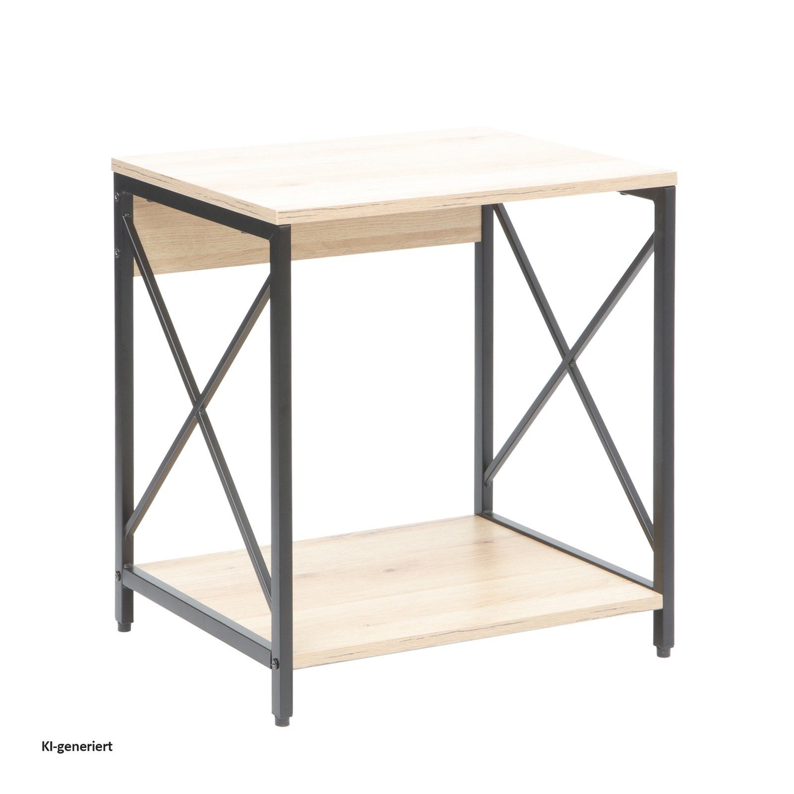 HTI-Living Beistelltisch Cedrik Artisaneiche-Schwarz (Stück, 1-St., 1 Beistelltisch) – Bild 2 von 4