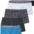 H.I.S Boxer Boxershorts für Jungen (Packung, 5-St) unifarben, gestreift, kariert, mit Logobund, Baumwollmischung – Bild 3 von 3