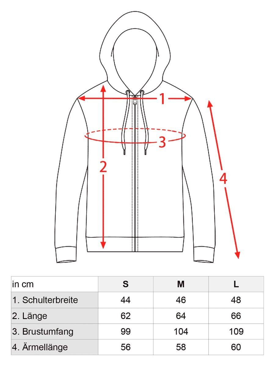 Design im Fans, Kamado Nezuko Größe für im Design Kapuzenjacke Sweatjacke Nezuko GalaxyCat Kimetsu Yaiba (1-tlg) Hoodie Kamado no