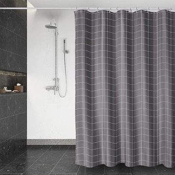 KÜLER Duschschirm Duschvorhänge, Duschschirm, Duschwände, Trennvorhänge für Badezimmer Breite 180 cm, Duschvorhang
