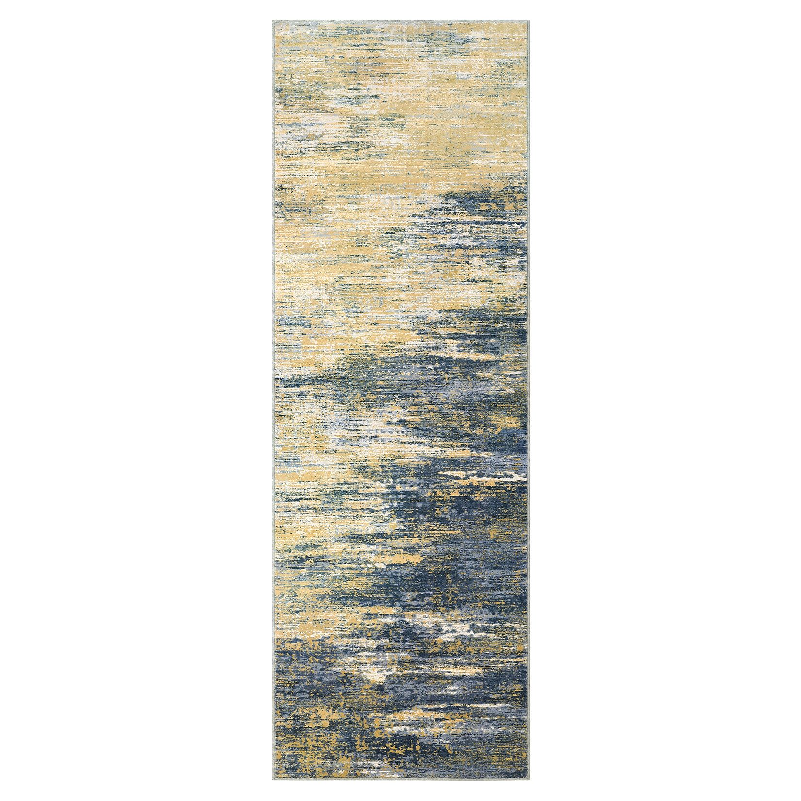 GarveeMore Teppich Abstrakte Textur, rechteckig, Höhe: 5 mm, Weicher, pflegeleichter Teppich mit künstlerischem Look