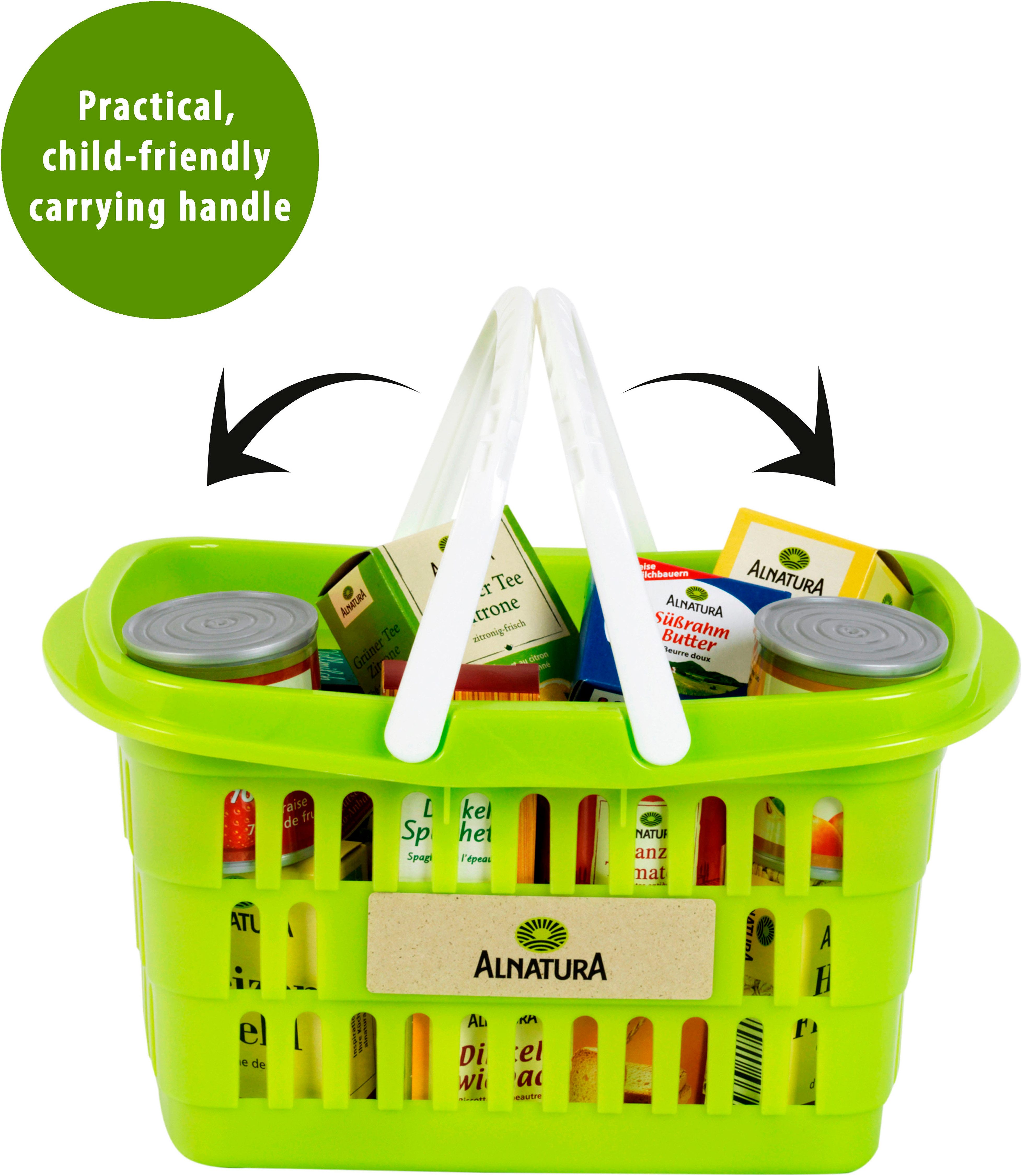 Klein Kaufladensortiment Alnatura Einkaufskorb, gefüllt, Made in Germany günstig online kaufen