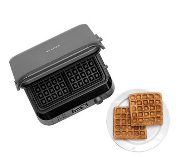 KLAMER Waffeleisen KLAMER Waffeleisen belgische Waffel, Waffeleisen doppelt mit 7 Stufen…, 1600 W