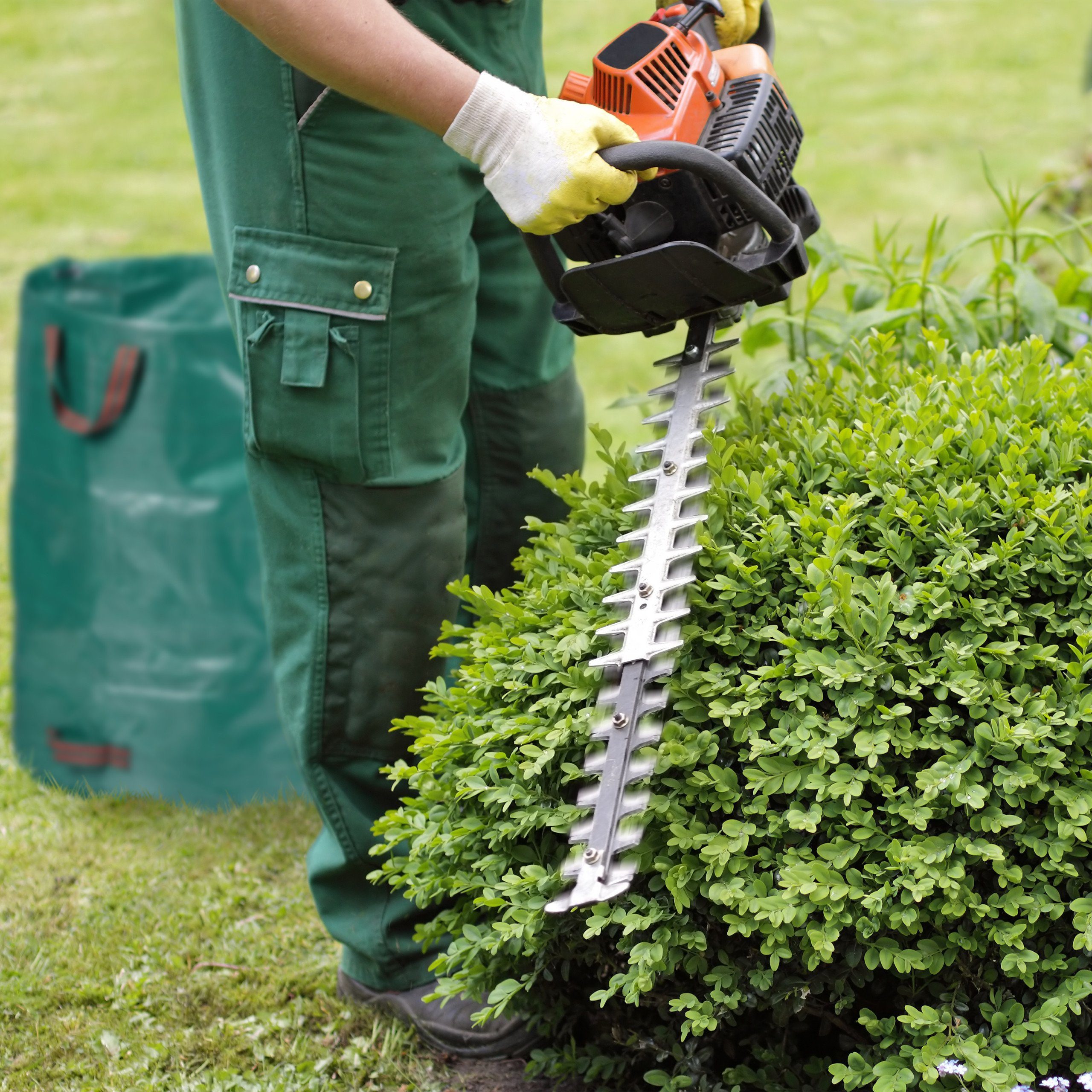 4er Gartenabfallsack relaxdays Selbststehender Gartensack Set