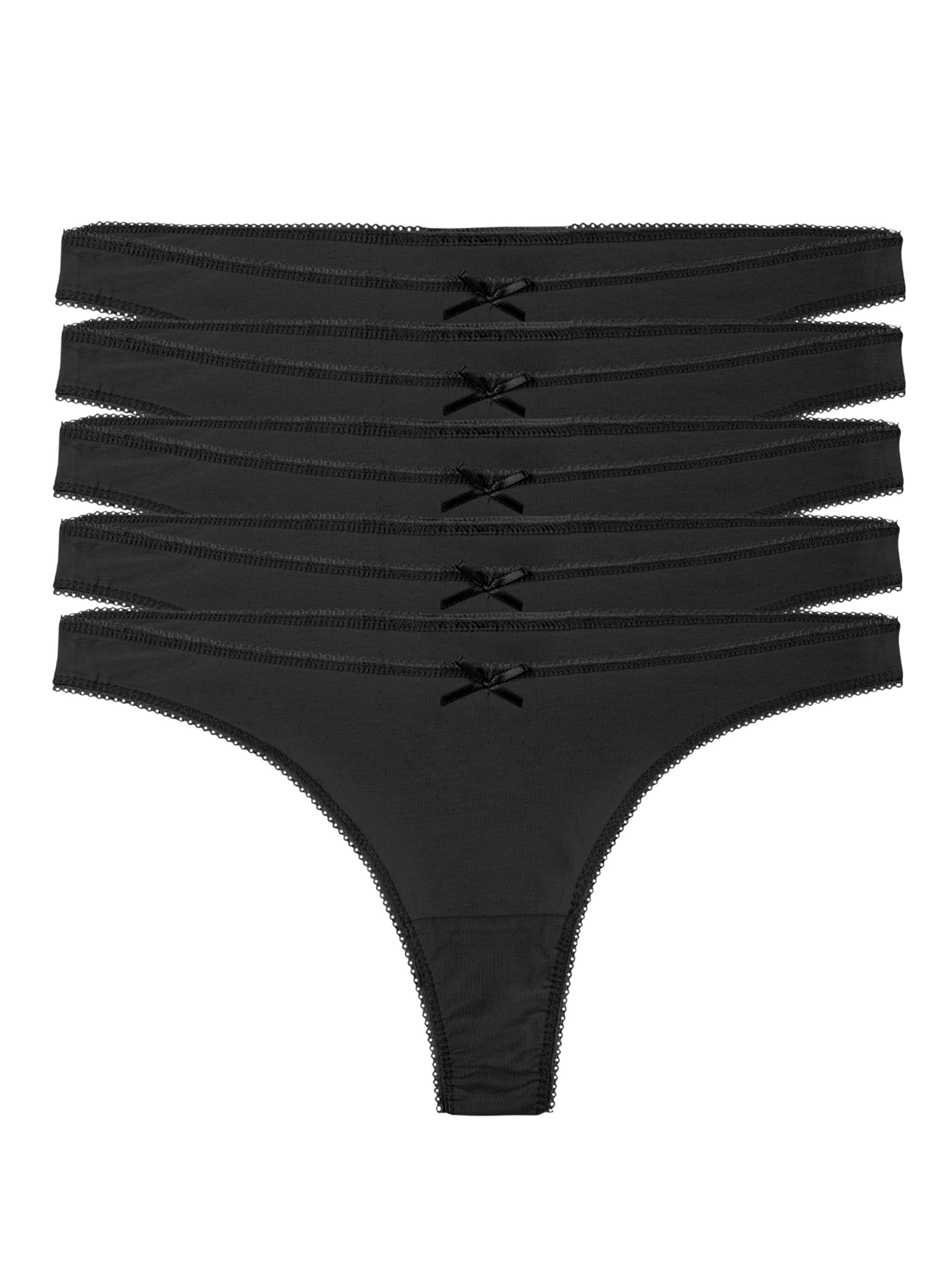 Yenita® String (5-St) in weicher Baumwoll-Stretchqualität