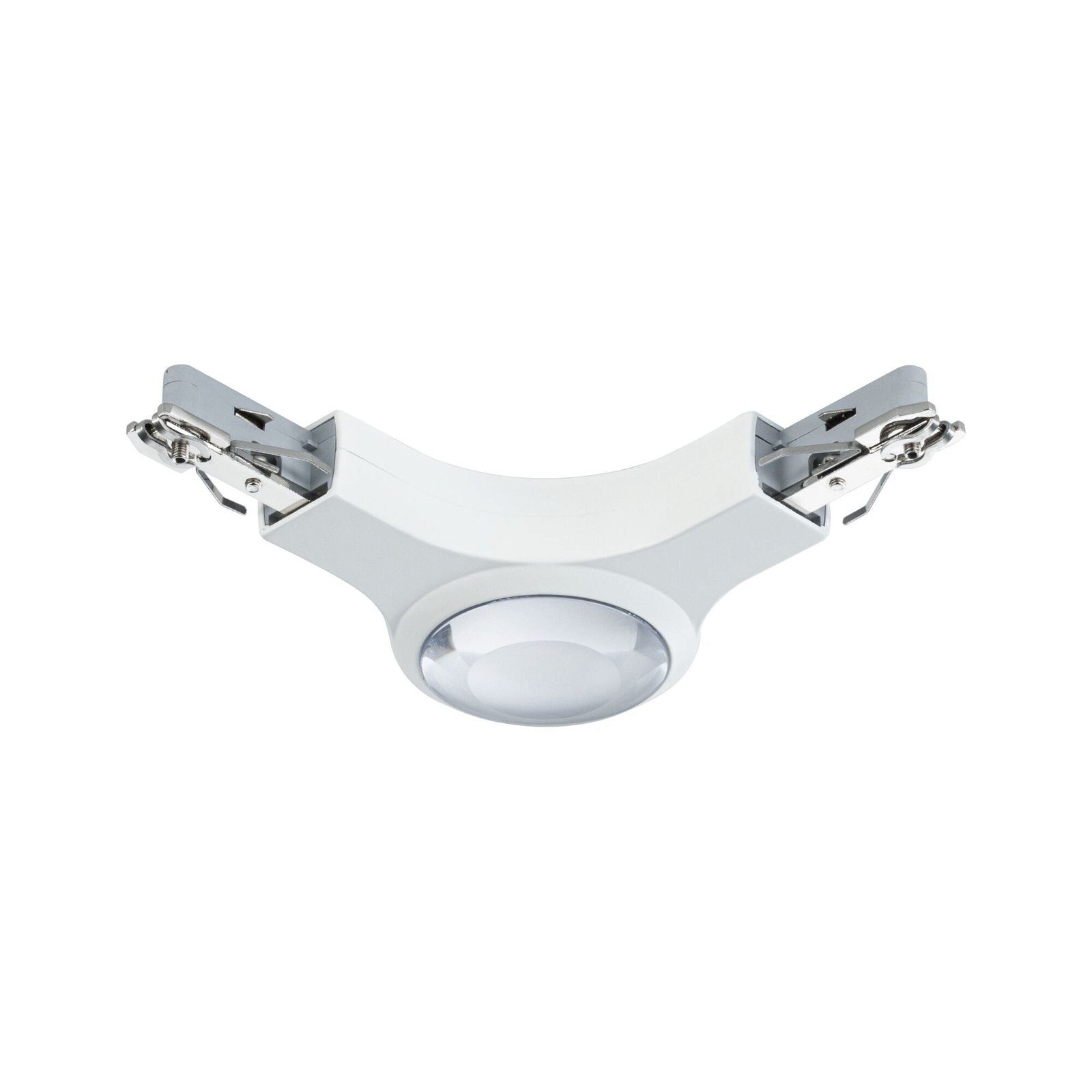 Paulmann Schienensystem-Verbinder URail Verbinder L-Stück beleuchtet 141x141mm 5,3W Chrom matt, (1-tlg), dimmbar