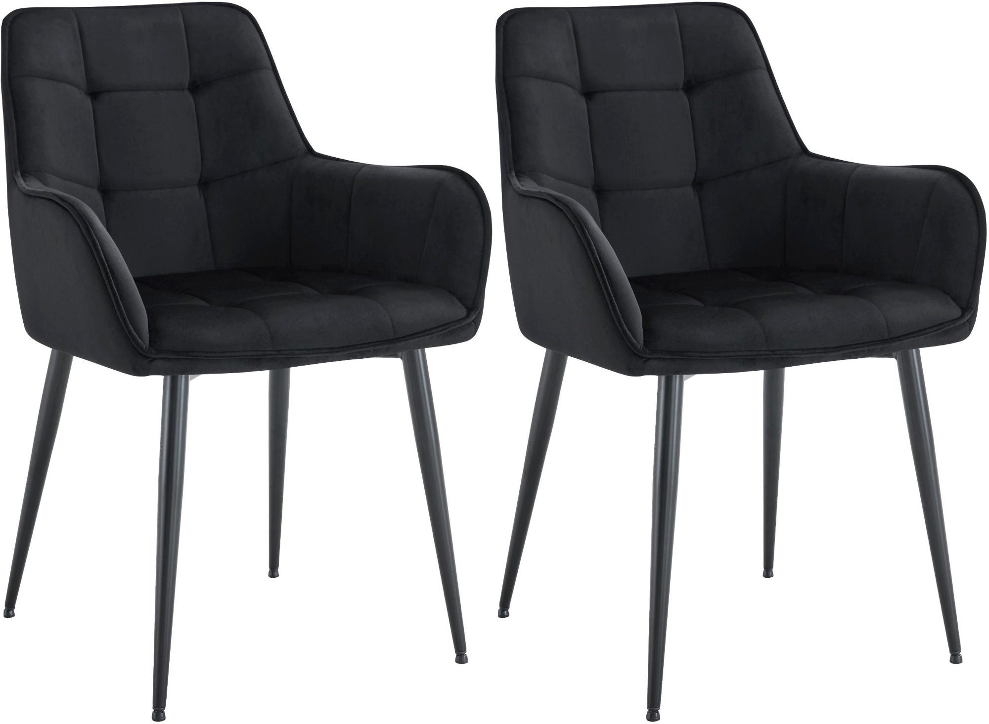 Esszimmerstuhl 2er Set Esszimmerstuhl Ferndale Samt