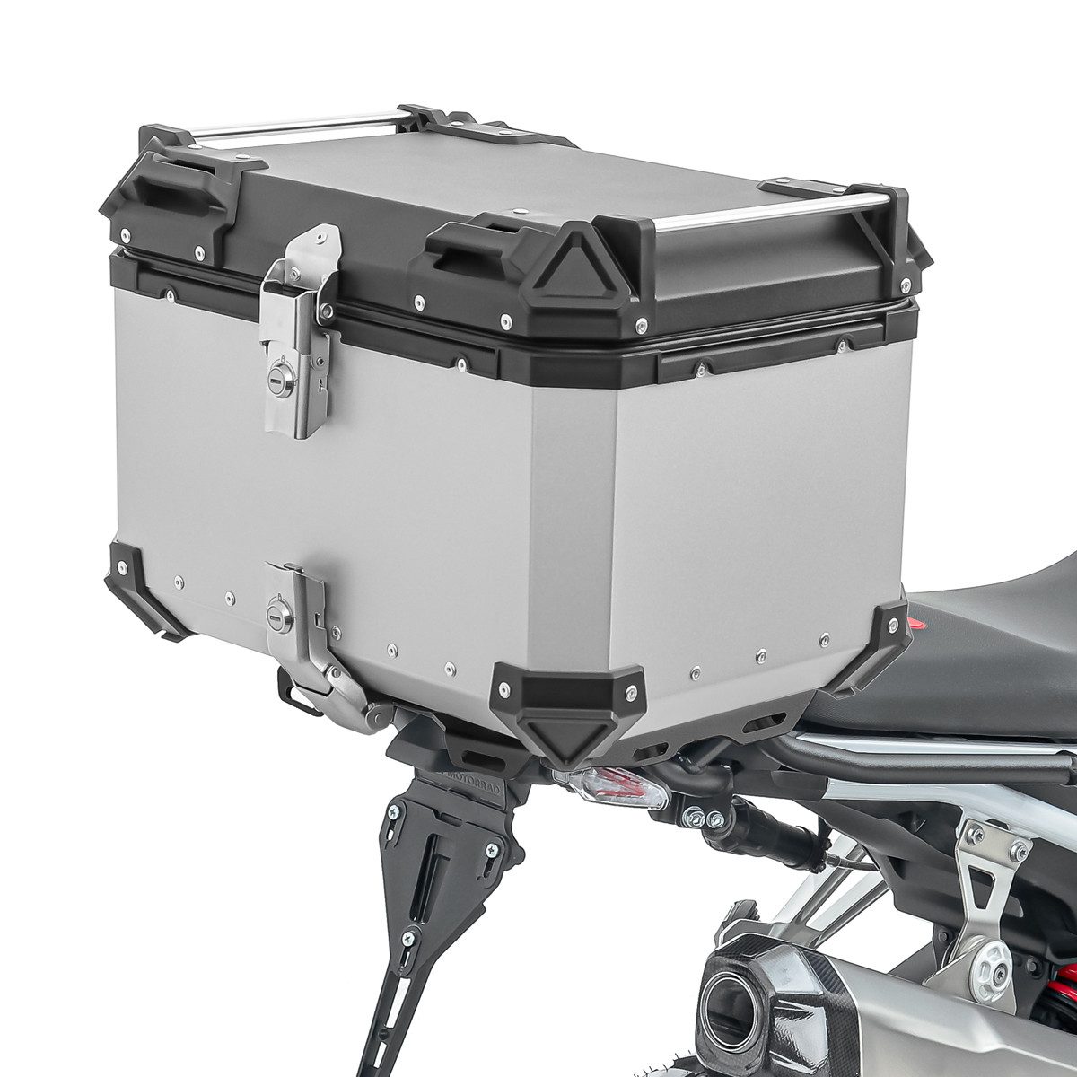 Bagtecs Topcase Set Alu Topcase + Gepäckbrücke passend für BMW F 900 GS 24-25 # XB55 s