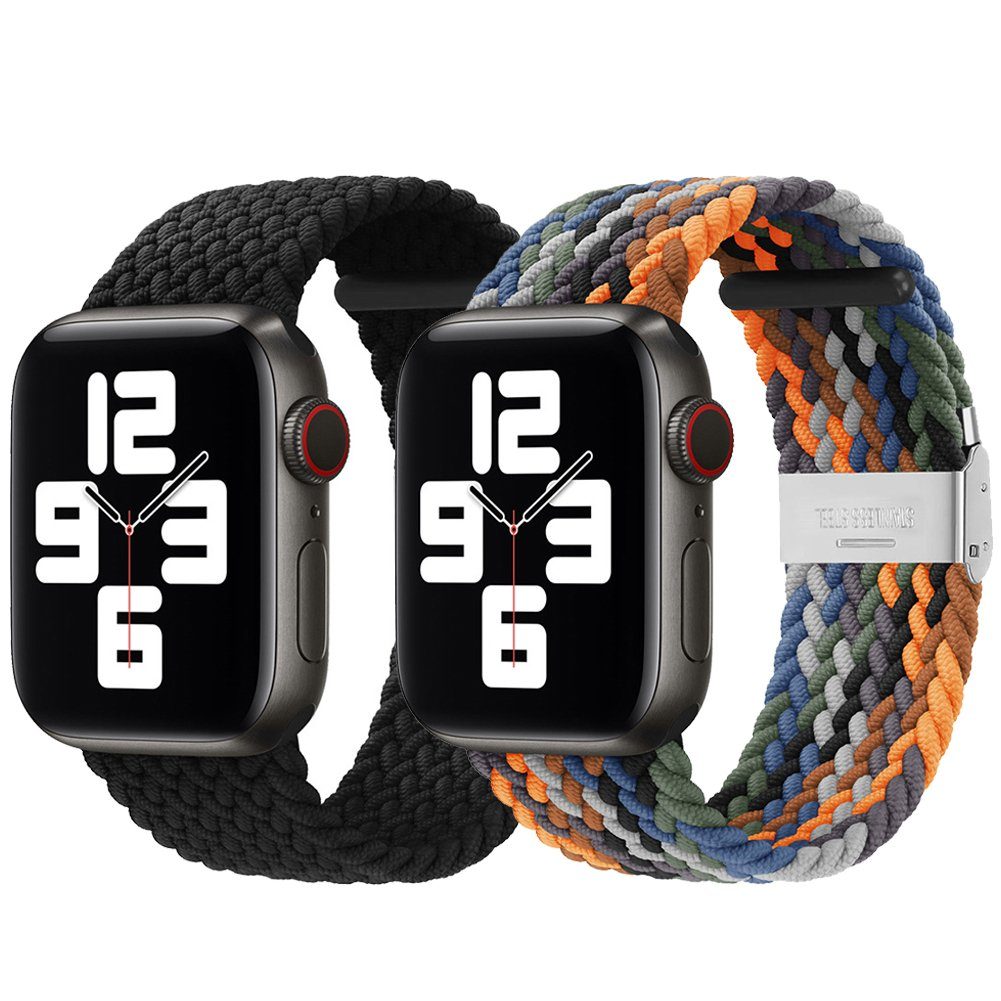 44mm Smartwatch-Armband apple Apple Ersatz Armband YSDYM für 7 42 45mm Stoffarmband 7/6, watch Stück mm 2 Watch armband