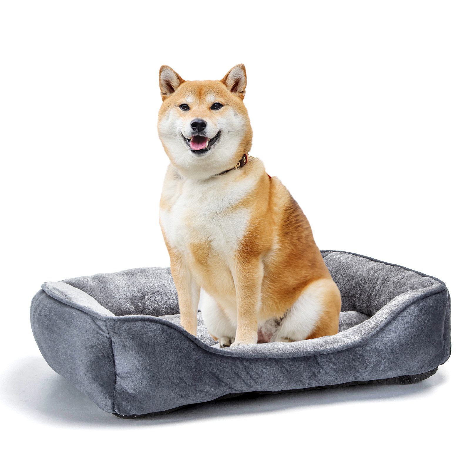 nobleza Hundematratze Hundebett für Hunde Rutschfestes Hundekorb, Superweicher Faserfüllung