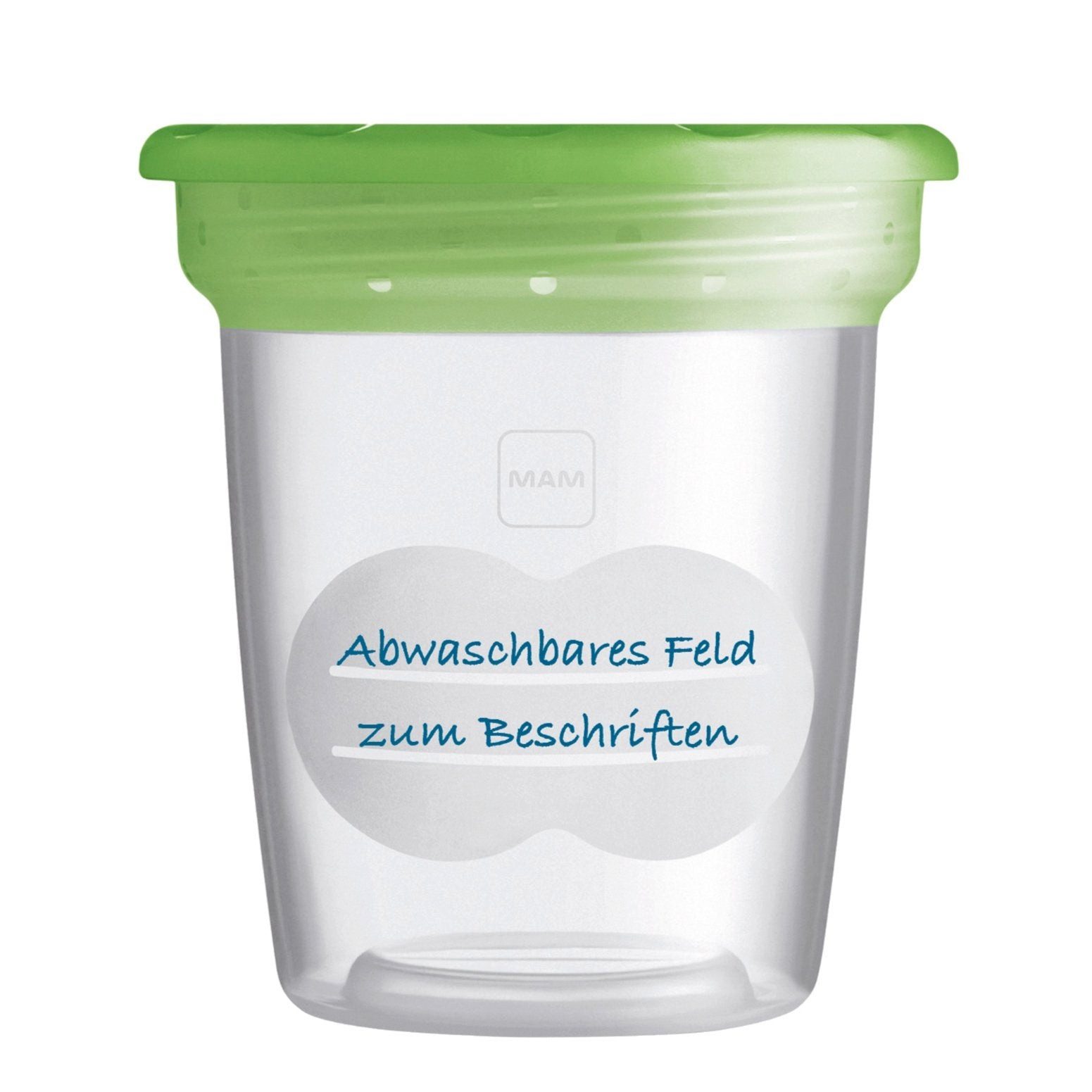 MAM Auffangbehälter für Muttermilch und Babynahrung, Kunststoff, auch zum Einfrieren geeignet