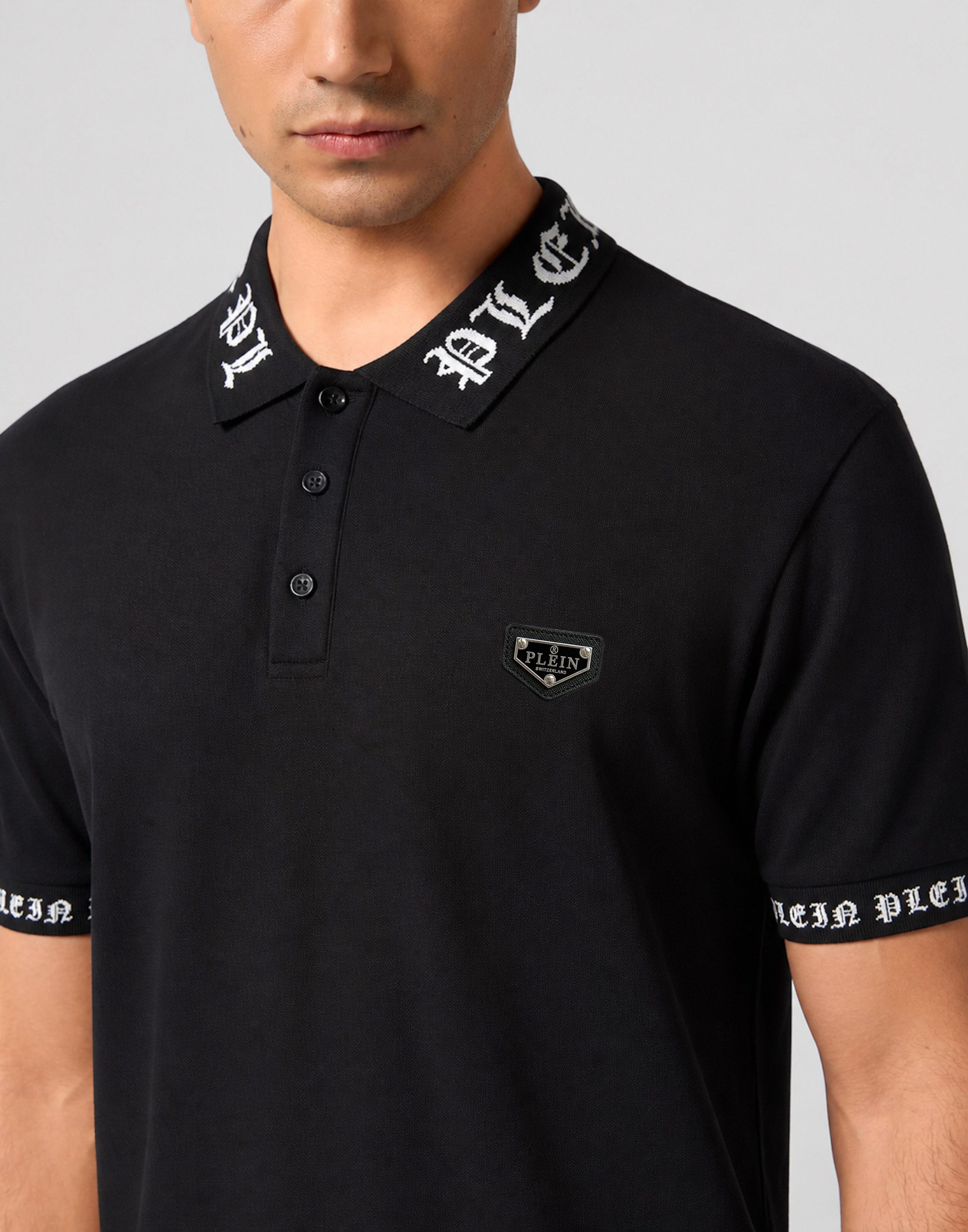 PHILIPP PLEIN Poloshirt Kurzarm-Poloshirt