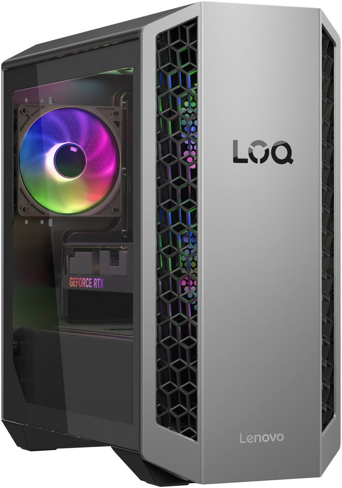 Lenovo LOQ Tower 26ADR10 Gaming-PC (AMD Ryzen 7 8745HX, GeForce RTX™ 5060 Ti, 32 GB RAM, 2000 GB SSD, Luftkuhlung)