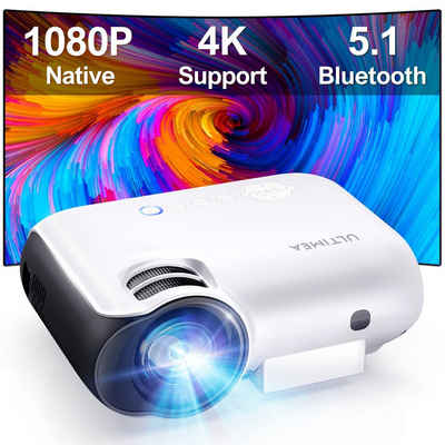 ABOX Ultimea U0321 Full HD Native 1080P Beamer (10000:1, 1920 x 1080 px, 4K Unterstützt Tragbarer Bluetooth Beamer für Heimkino)