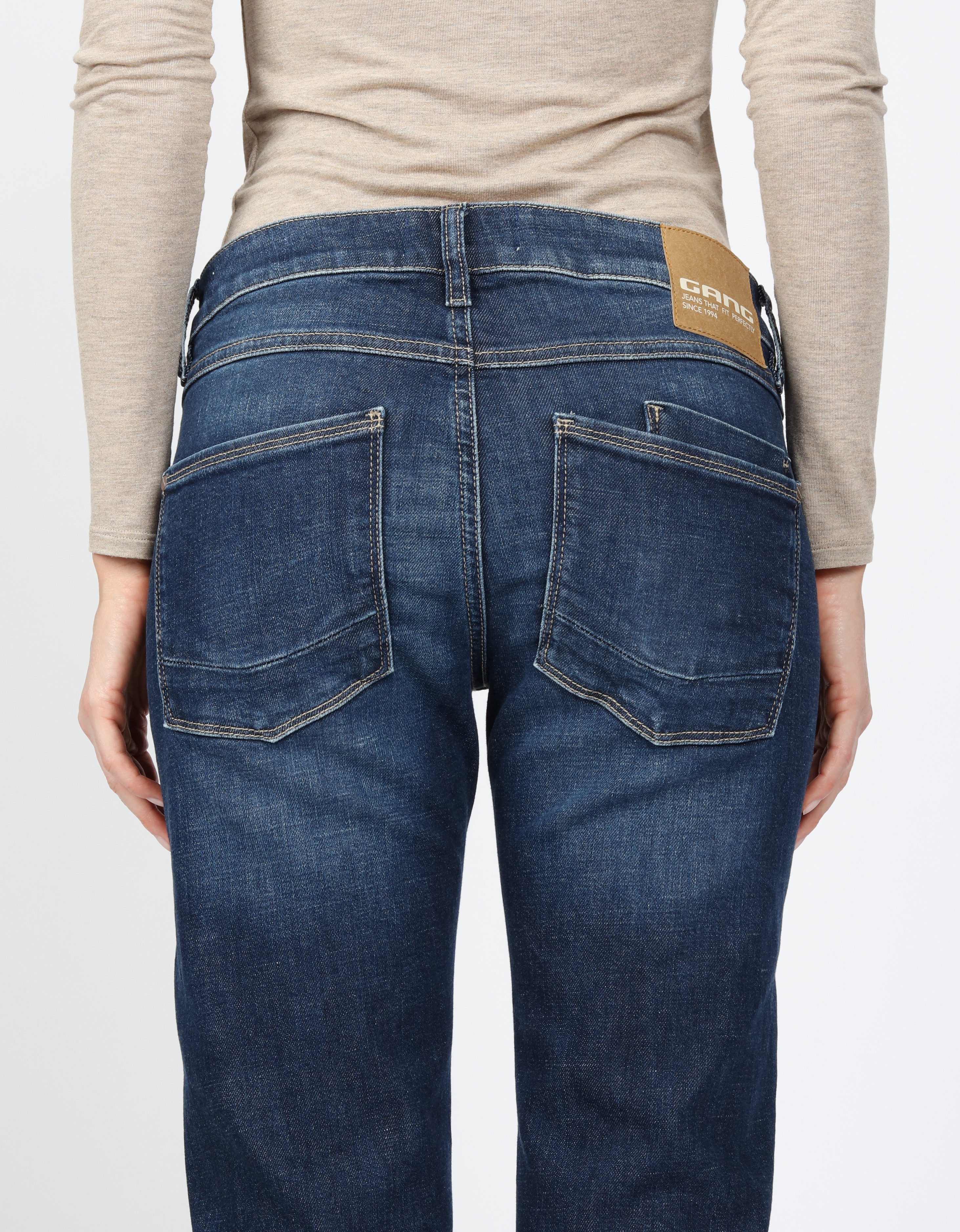 GANG Boyfriend-Jeans 94NADIA 5-Pocket Style mit Reißverschluss und Knopf – Bild 4 von 5
