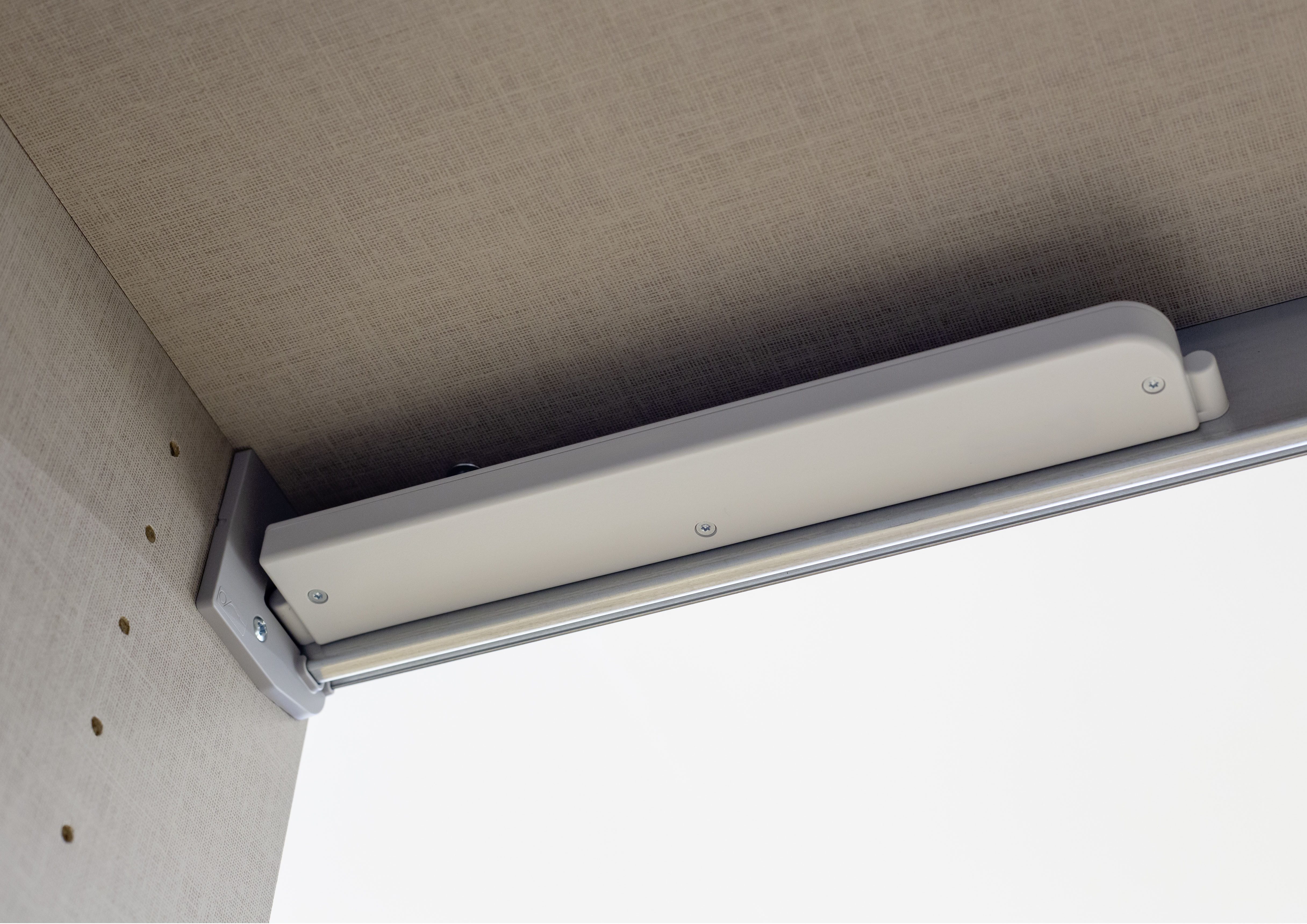 rauch Schwebetürselbsteinzug Soft-Close Zubehör Syncron-Schrank Türdämpfer, 2er-Set für 2-4-türige Rauch-Schwebetürenschränke Außentürendämpfer – Bild 3 von 5