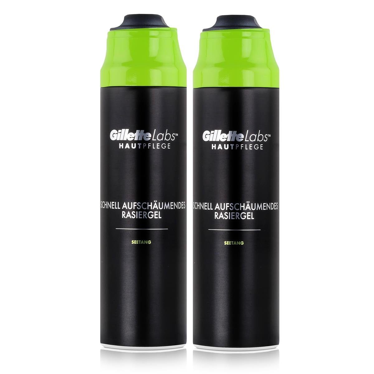 After-Shave Gillette Labs schnell aufschäumendes Rasiergel Seetang 198ml (2er Pack