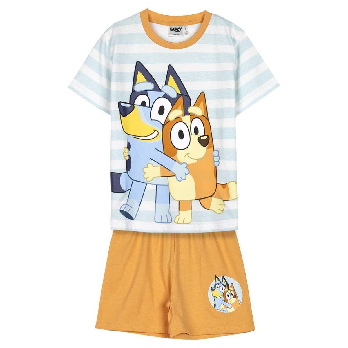 Pyjama Bluey Schlafanzug Kinder Pyjama T-Shirt & Short