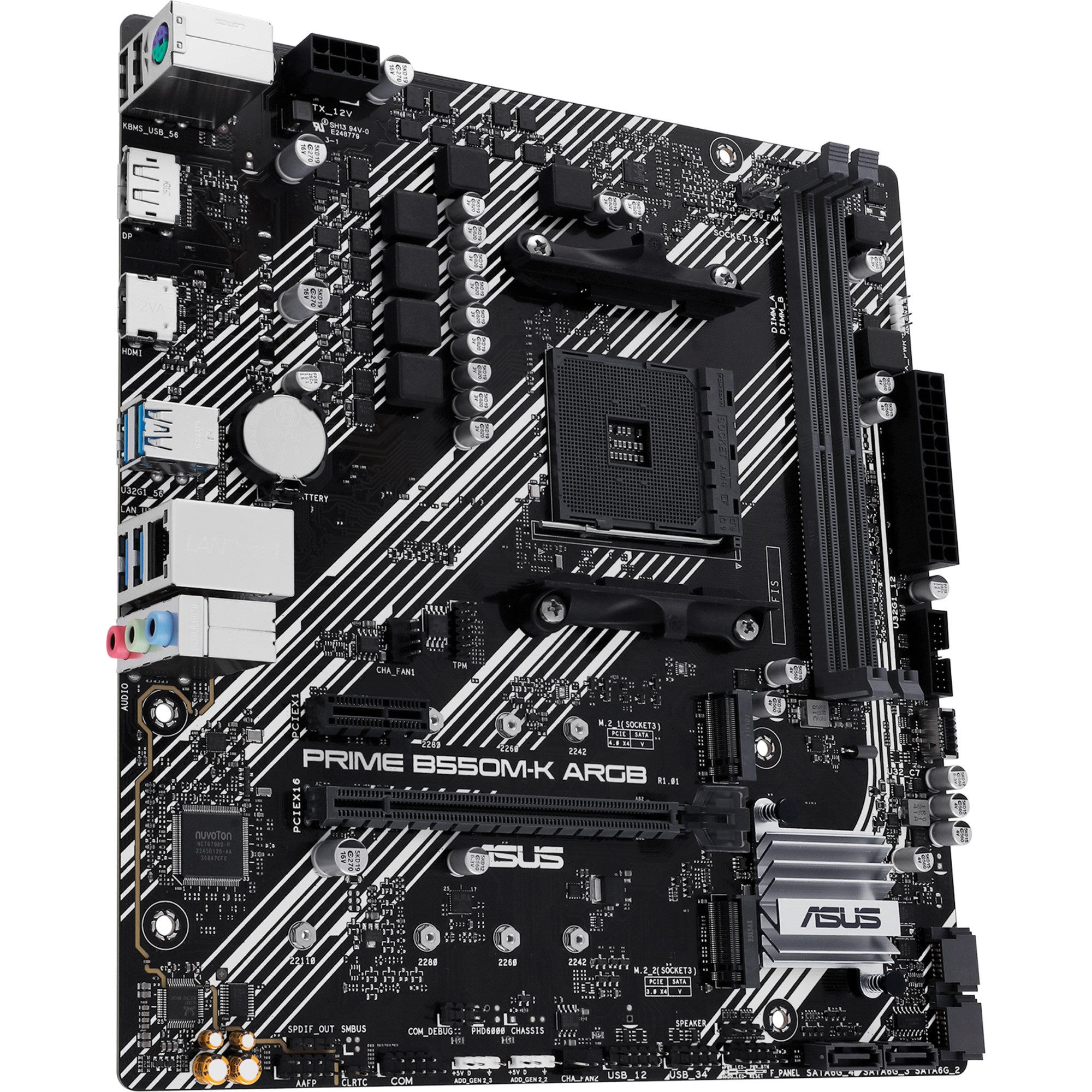Asus ASUS PRIME B550M-K ARGB, Mainboard Mainboard AURA Sync