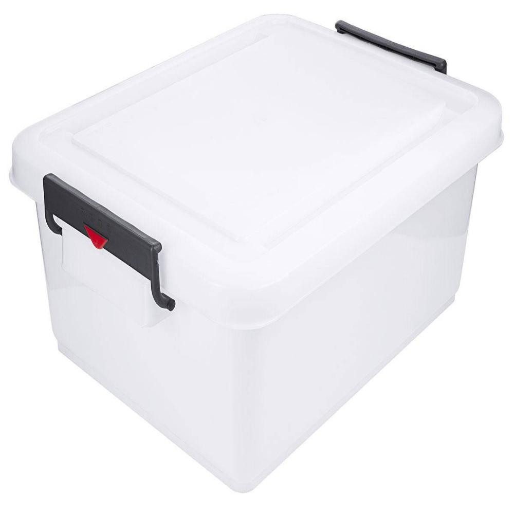 Contacto Transportbehälter Contacto Transportbehälter 40 l weiß mit Klemmbügel-Deckel