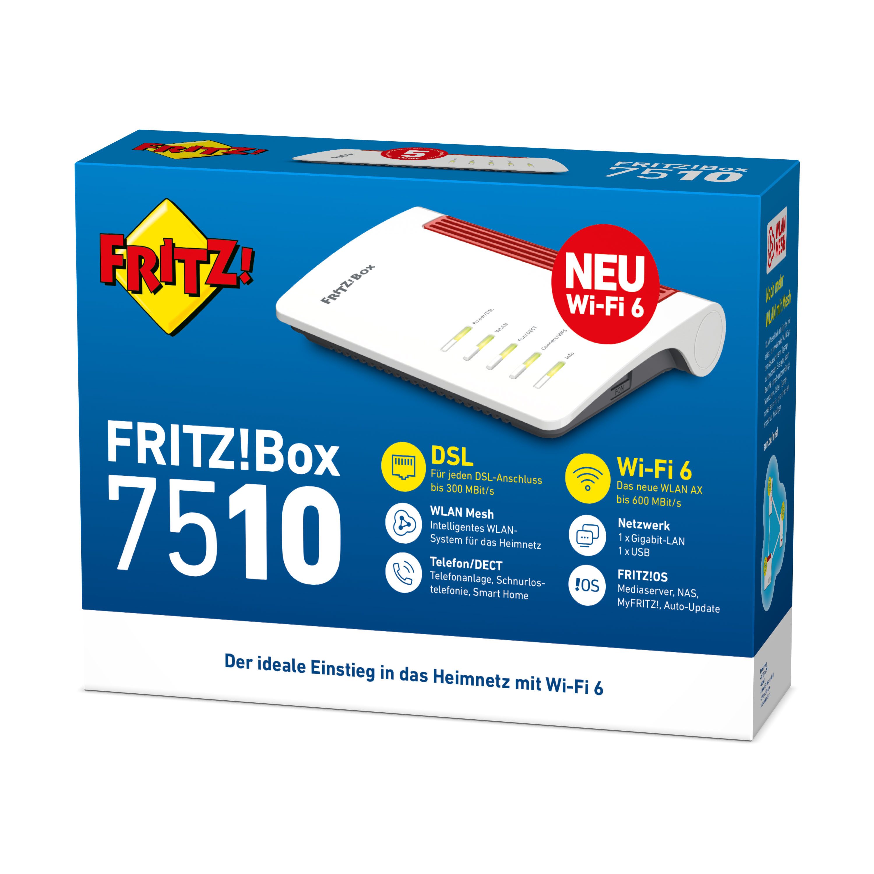 Box FRITZ! 7510 wireless router