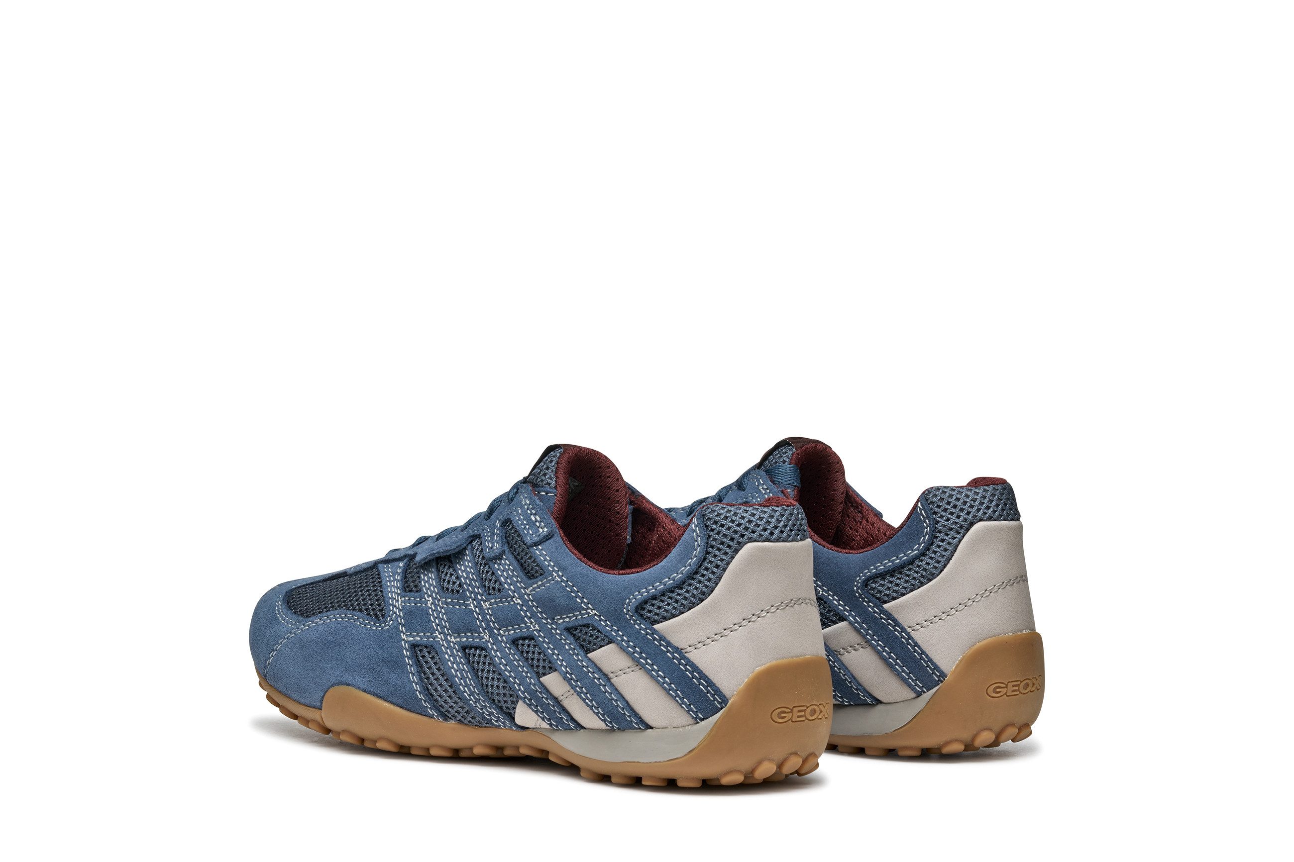 Geox U SNAKE ORIGINAL Schnürschuh, Schnürschuh, Freizeitschuh, Trekking Sneaker mit Lederinnensohle