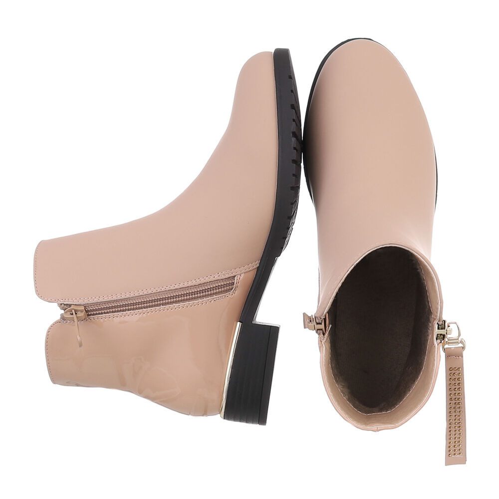 Ital-Design Damen Elegant Stiefelette (87417728) Blockabsatz Flache Stiefel günstig online kaufen