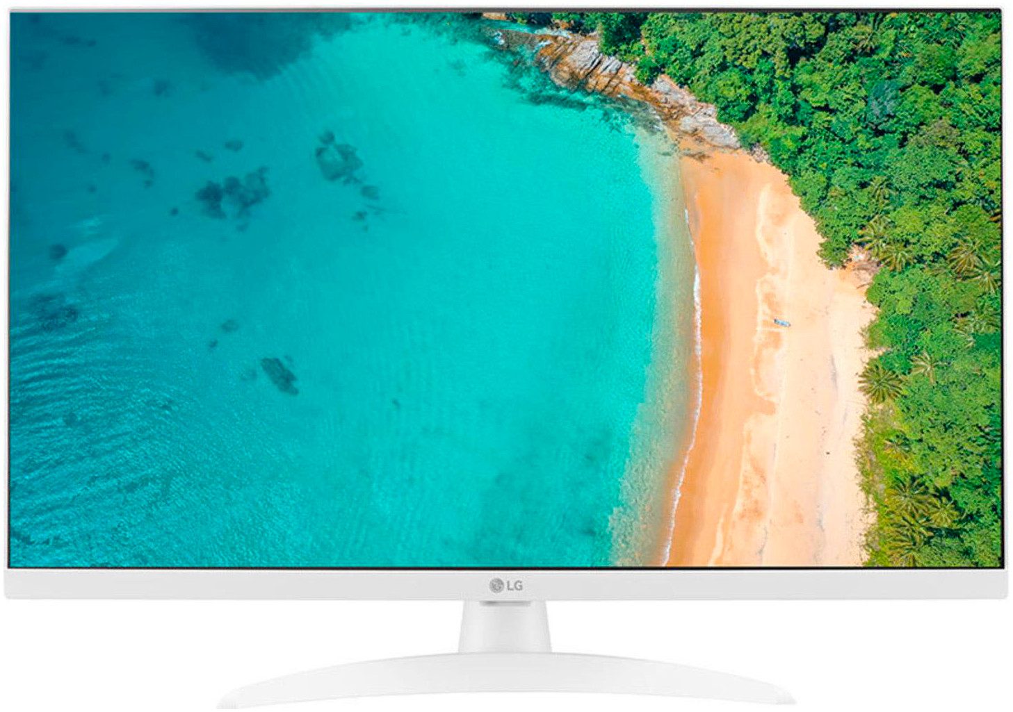Valentinstagsgeschenk LG 27TQ615S-WZ.AEU LED-Fernseher (69 cm/27 Zoll, Full HD, Smart-TV), weiß