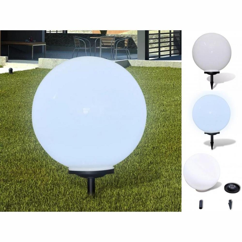 vidaXL Gartenleuchte Außenlampe Solarkugel Kugellampe Solarlampe LED 1