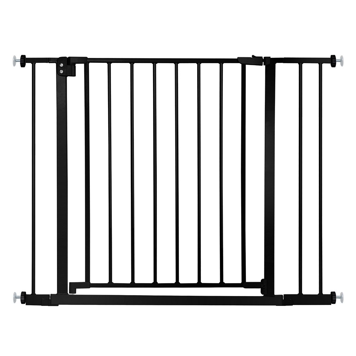 Comomy Türschutzgitter (Babygitter, Treppenschutzgitter Kinderspielgitter Haustiergitter), erweiterbar 75-103cm, Druckmontage