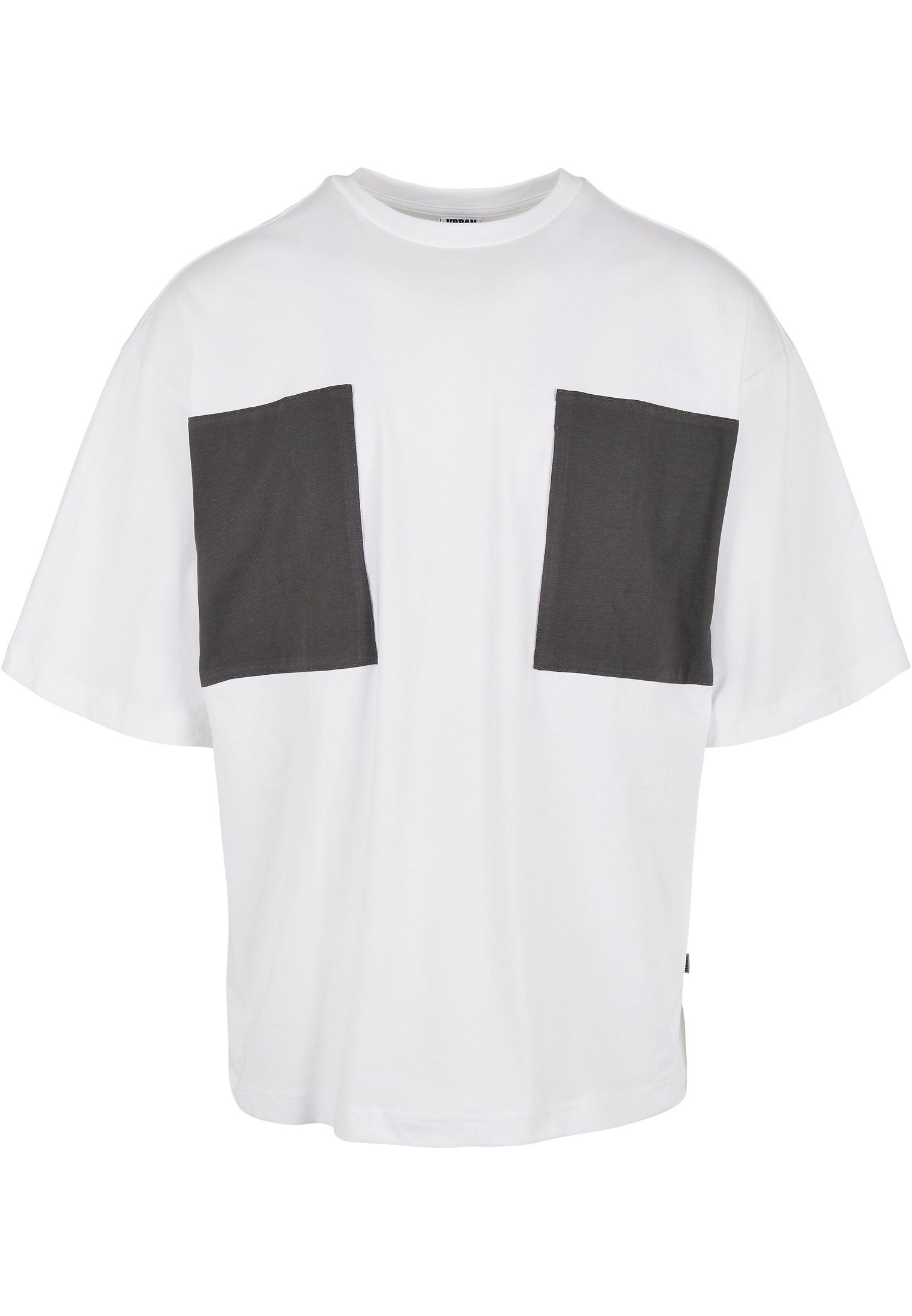 white/asphalt Kurzarmshirt URBAN Big Herren (1-tlg) Double Pocket CLASSICS Tee