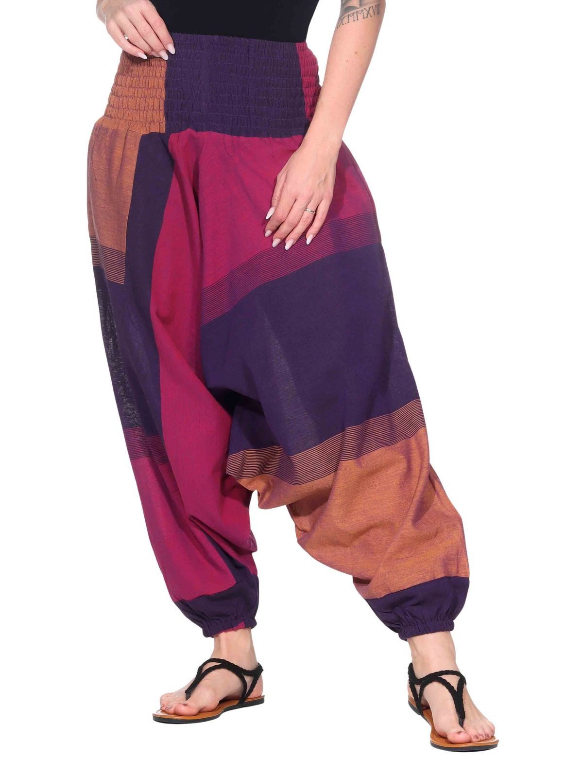 Haremshose Kunst und Magie Damen orientalische Yoga Freizeit Haremshose
