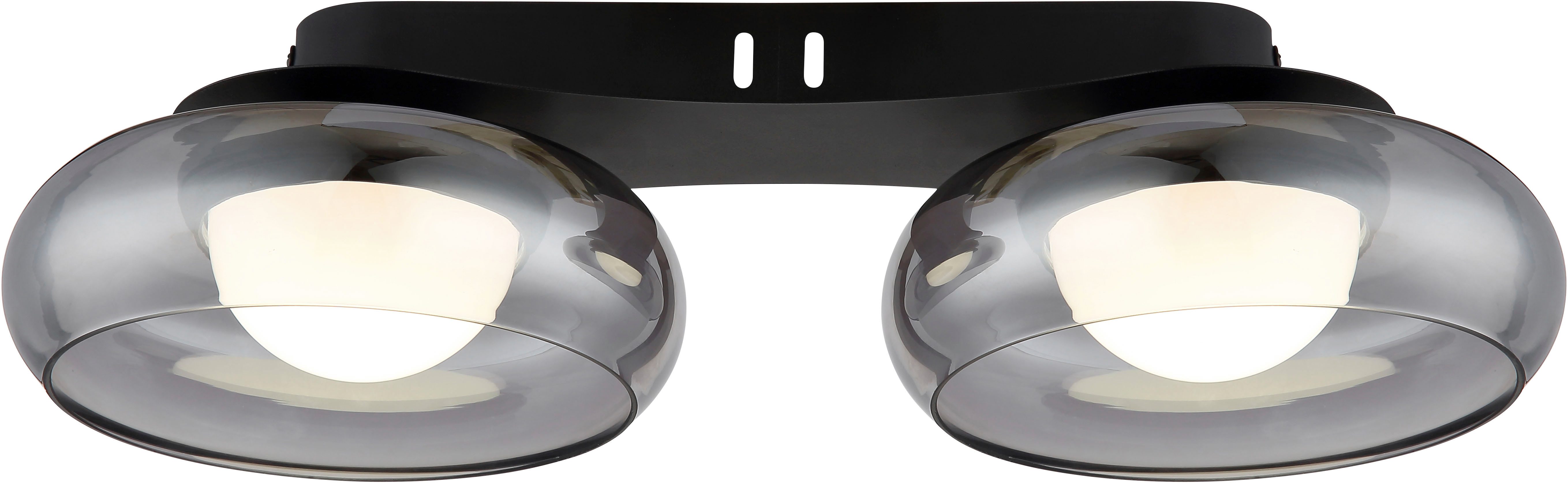 GLOBO LIGHTING Deckenleuchte CARLENE, LED fest integriert, LED Deckenleuchte für Wohn- & Schlafzimmer modern