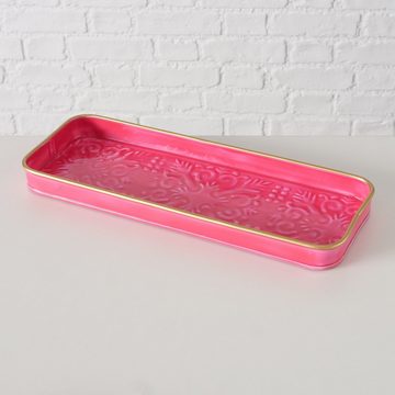 BOLTZE Tablett Tablett Pinka 2er-Set pink