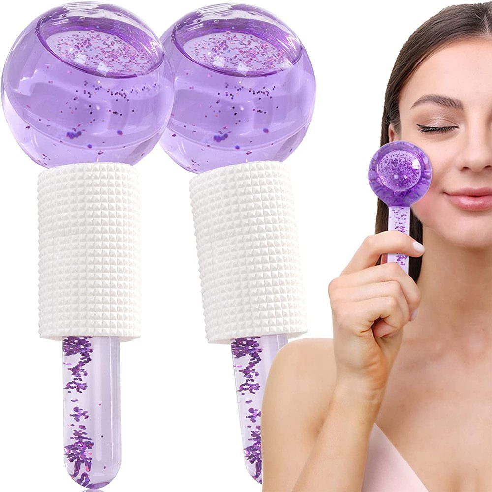 GelldG Massagekerze Facial Globes für Massagewerkzeuge, Facial Roller-Massagegeräte