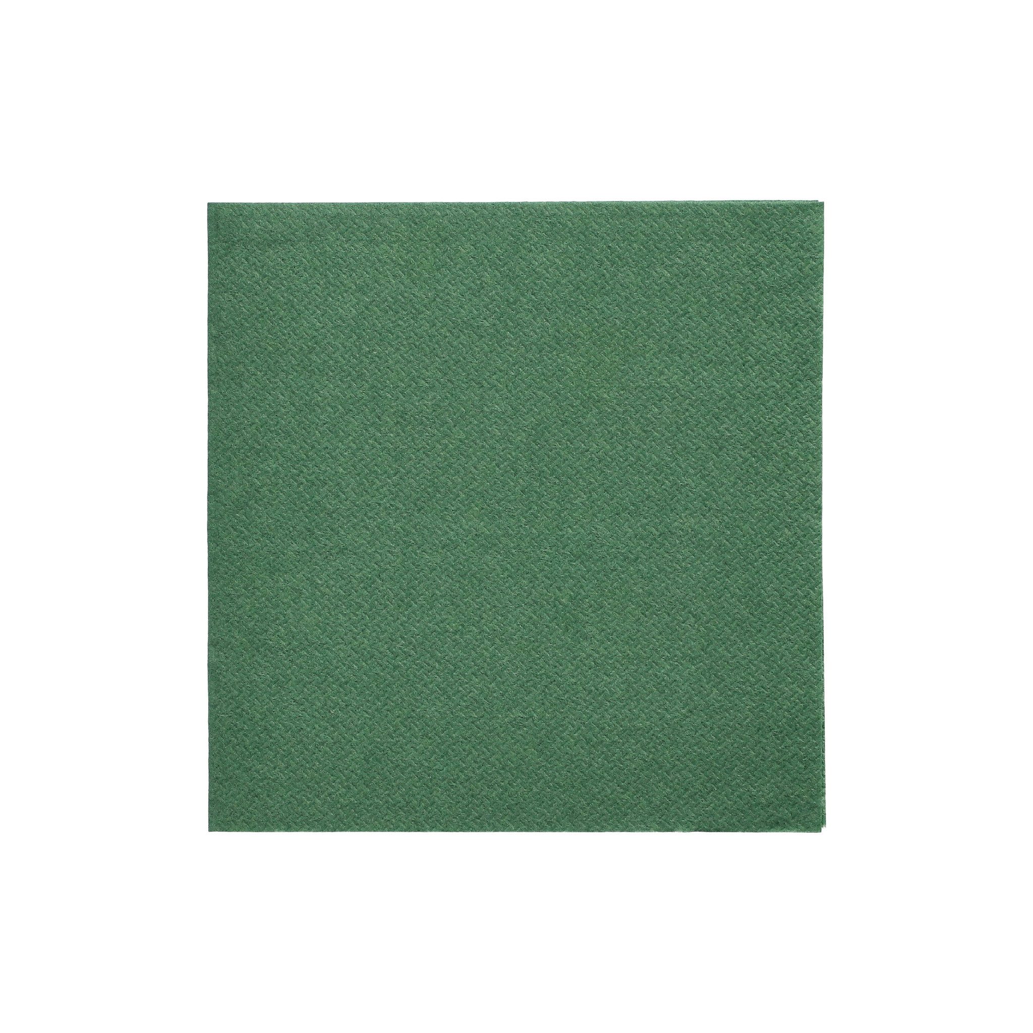 PAPSTAR Papierserviette, Servietten Papier 24x24cm 2-lagig 1/4-Falz 150 Stk. "DAILY" Dunkelgrün