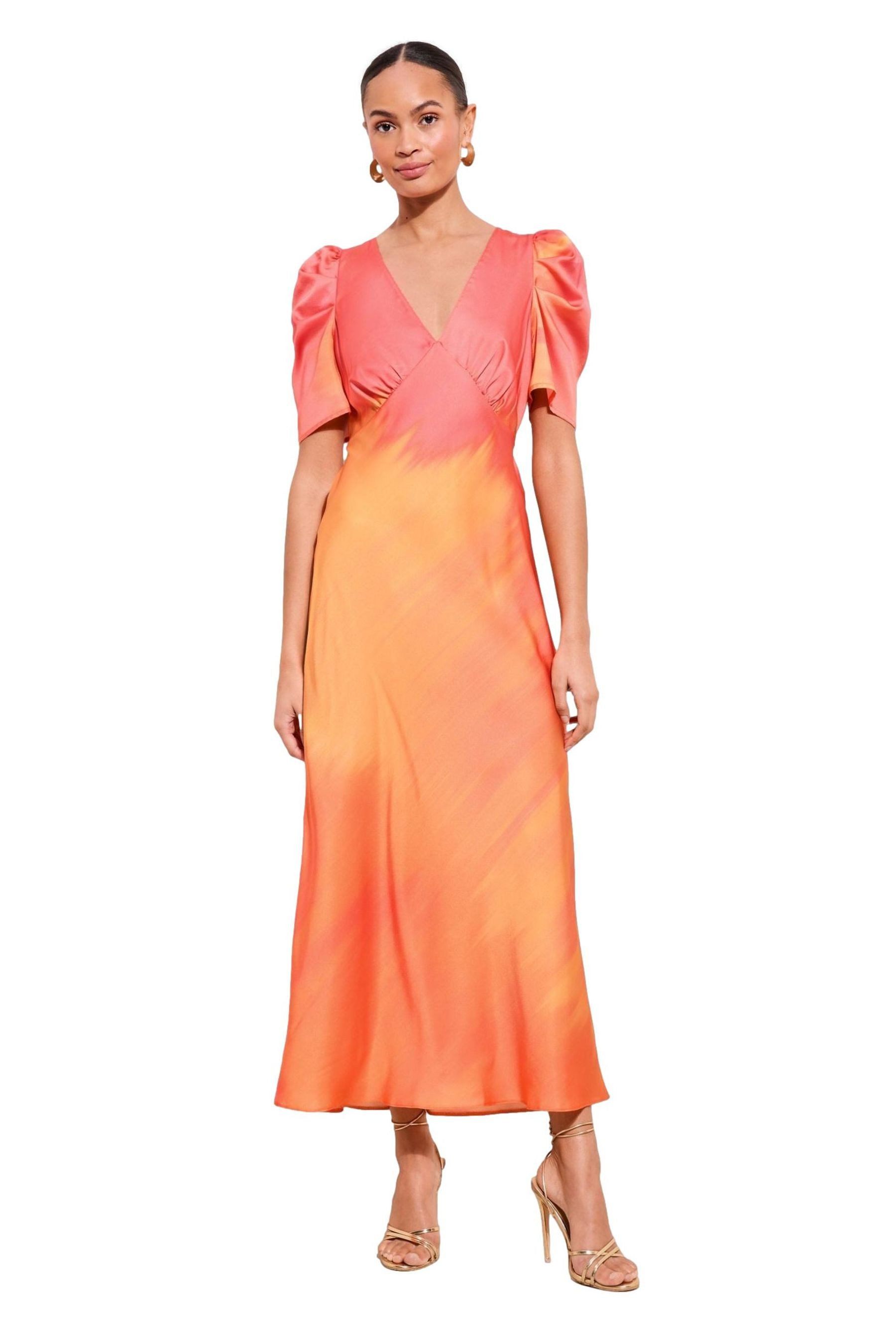 Friends Like These Midikleid Friends Like These Satin-Midikleid, Regular (1-tlg)