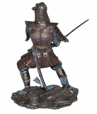 Parastone Dekofigur Deko Figur Samurai Art H 21 cm Krieger in Rüstung mit Schwert