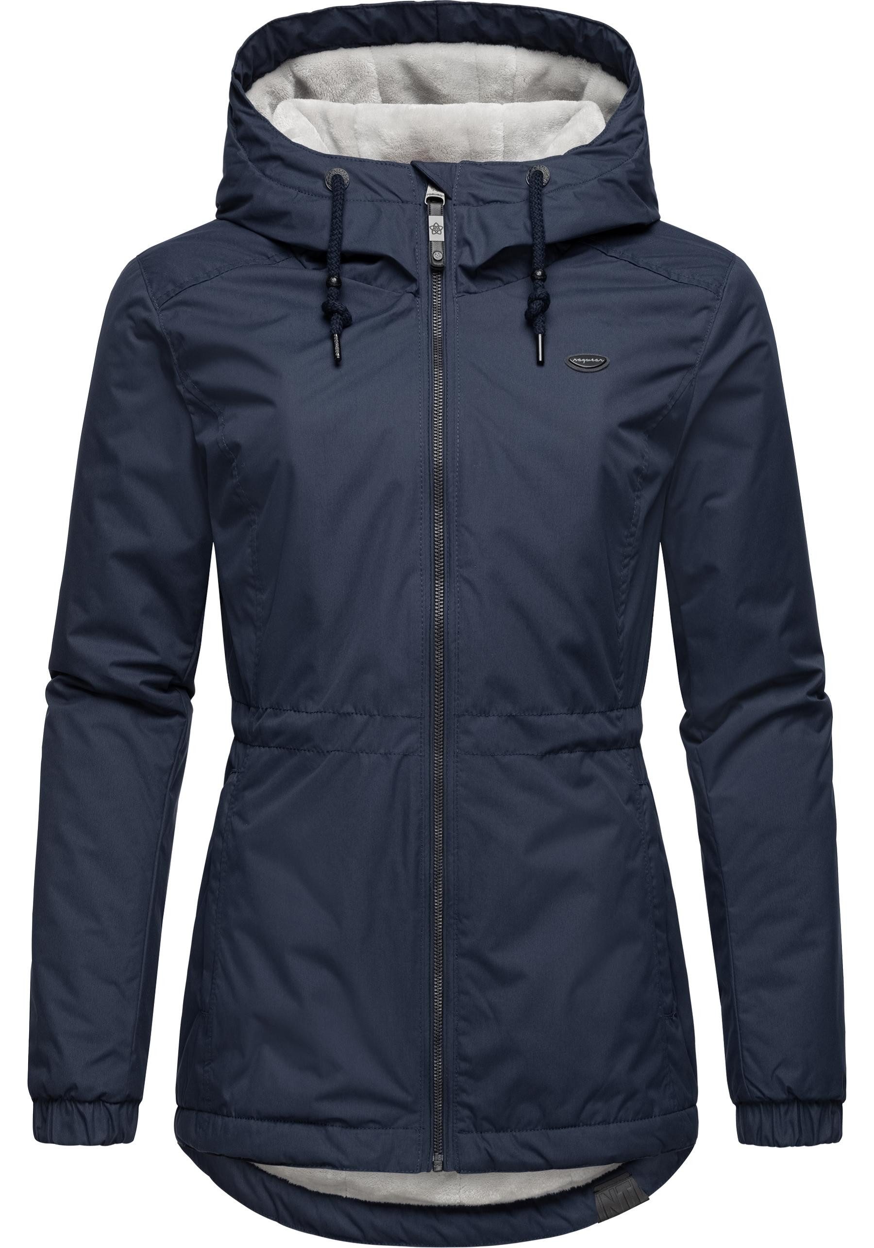 Ragwear Winterjacke Dankka Warm Wasserdichte weiche Damen Jacke für den Winter