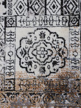 Teppich Vintage Liyath, carpetfine, rechteckig, Höhe: 8 mm, hoher Viskoseanteil, im Vintage Look, Wohnzimmer