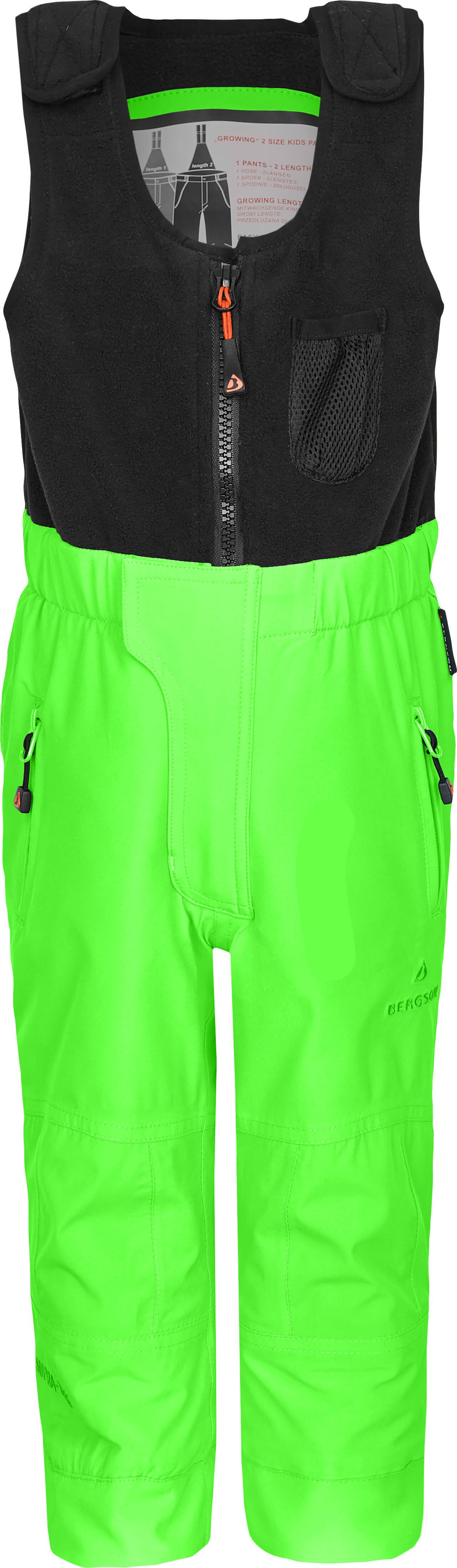 Bergson Skihose LIZZA Kinder Skihose, wattiert, 20000 mm Wassersäule, Normalgrößen, Gecko g