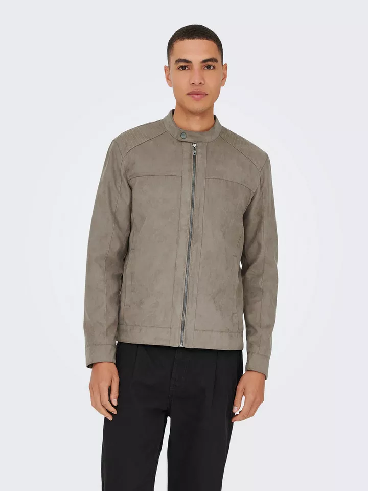 Only & Sons Bomberjacke ONSMIKE FAKE SUEDE JACKET OTW