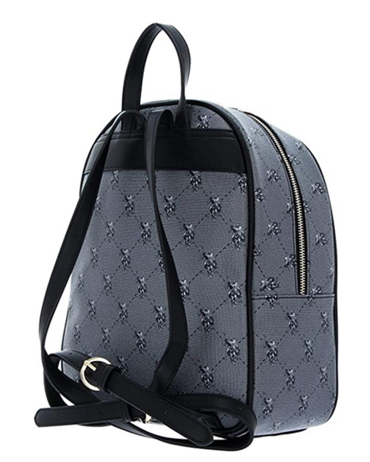 U.S. Polo Assn. Cityrucksack US.Polo ASSN. Hampton Backpack Bag printed PU Black