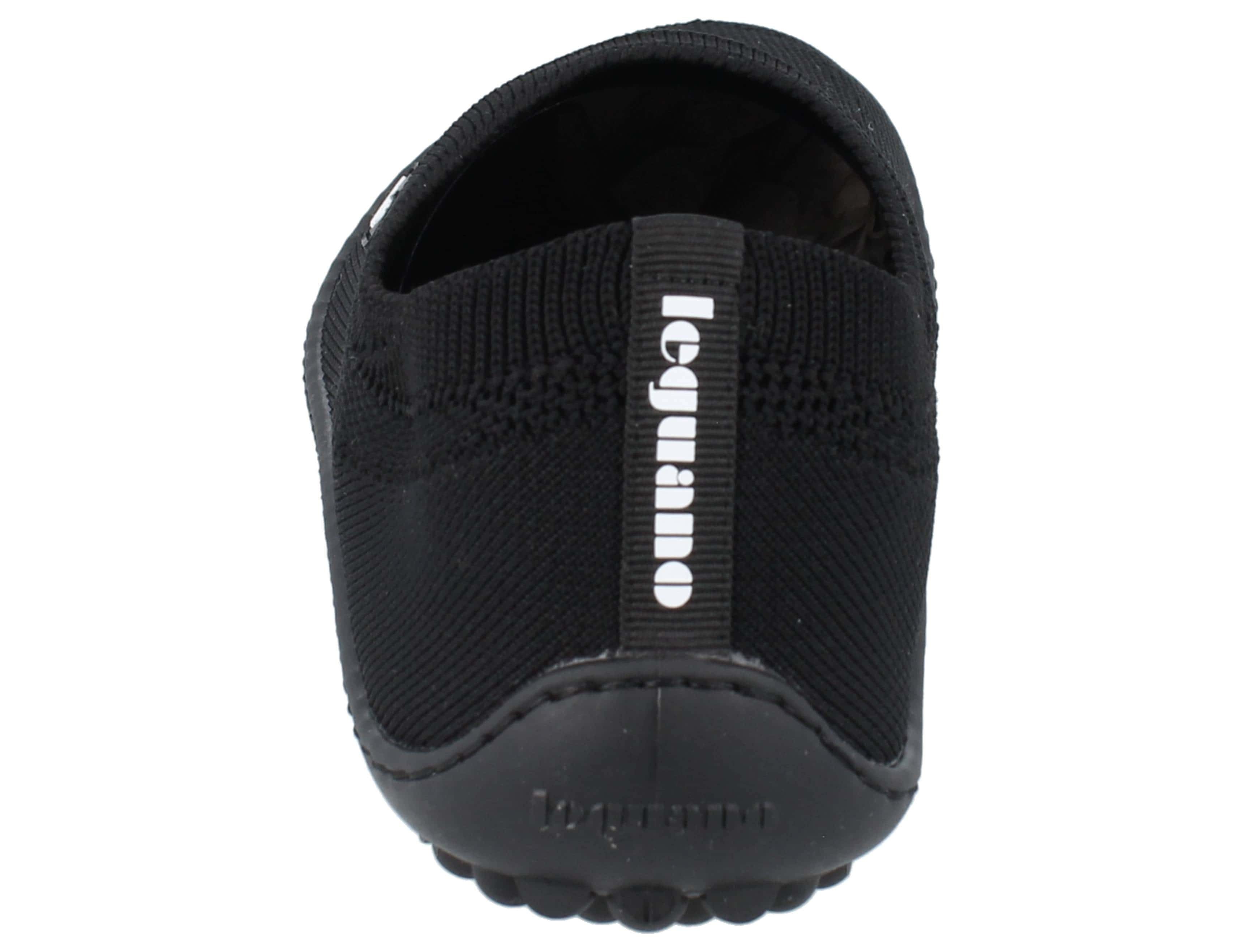 Leguano LEGUANO Score Barfußschuhe Slipper schwarz Textil - Größe: 43 Barfußschuh