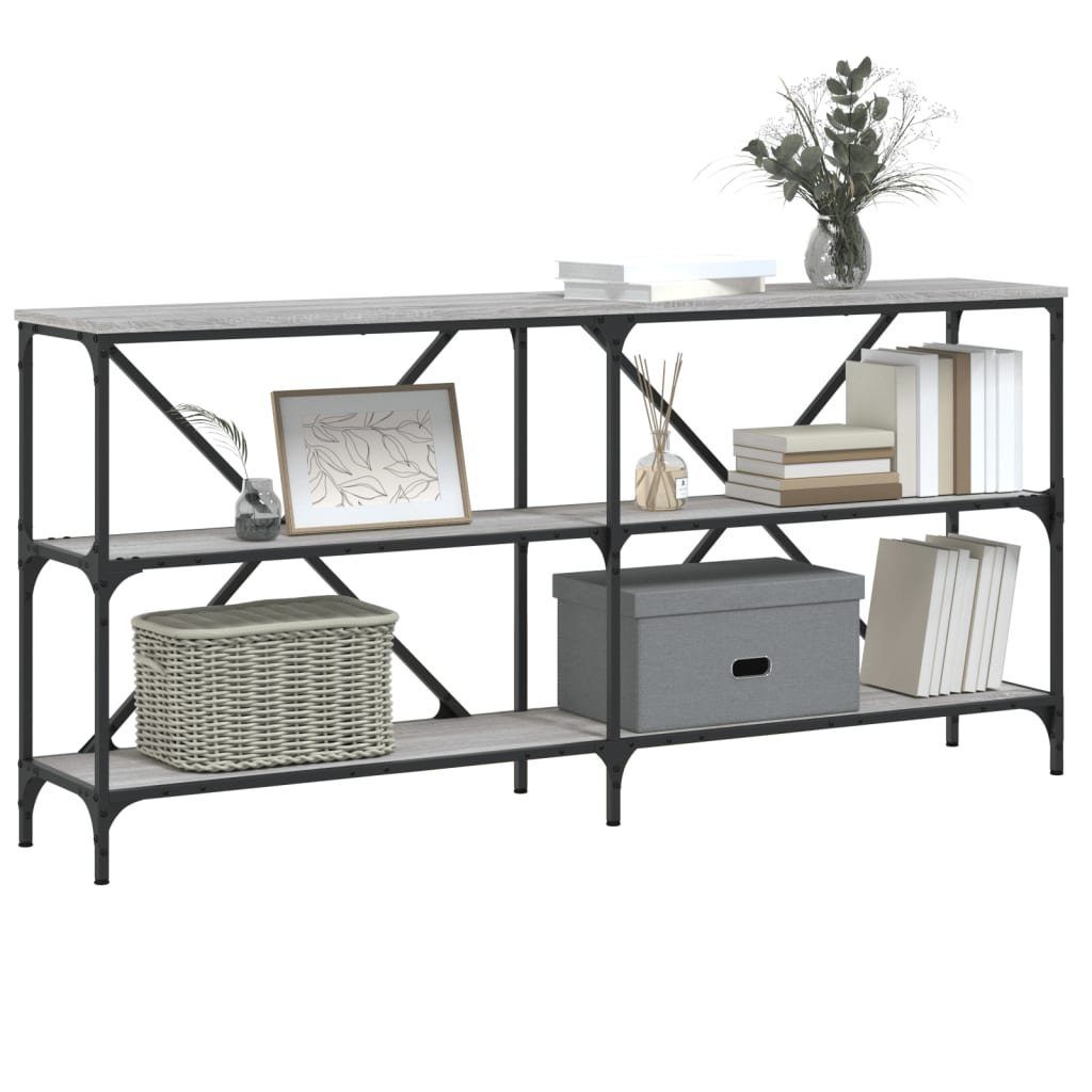 vidaXL Beistelltisch Konsolentisch Grau Sonoma 160x30x75 günstig online kaufen