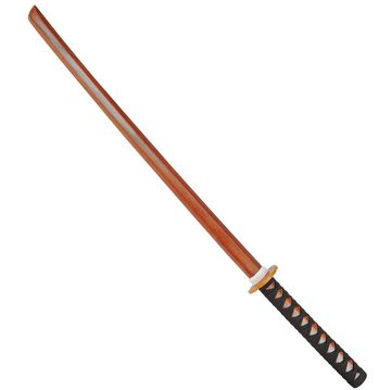 BAY-Sports Holzschwert Bokken Katana mit gewickeltem Griff aus Holz Eiche Bokken mit, veredelt mit seilgebundenen Griff