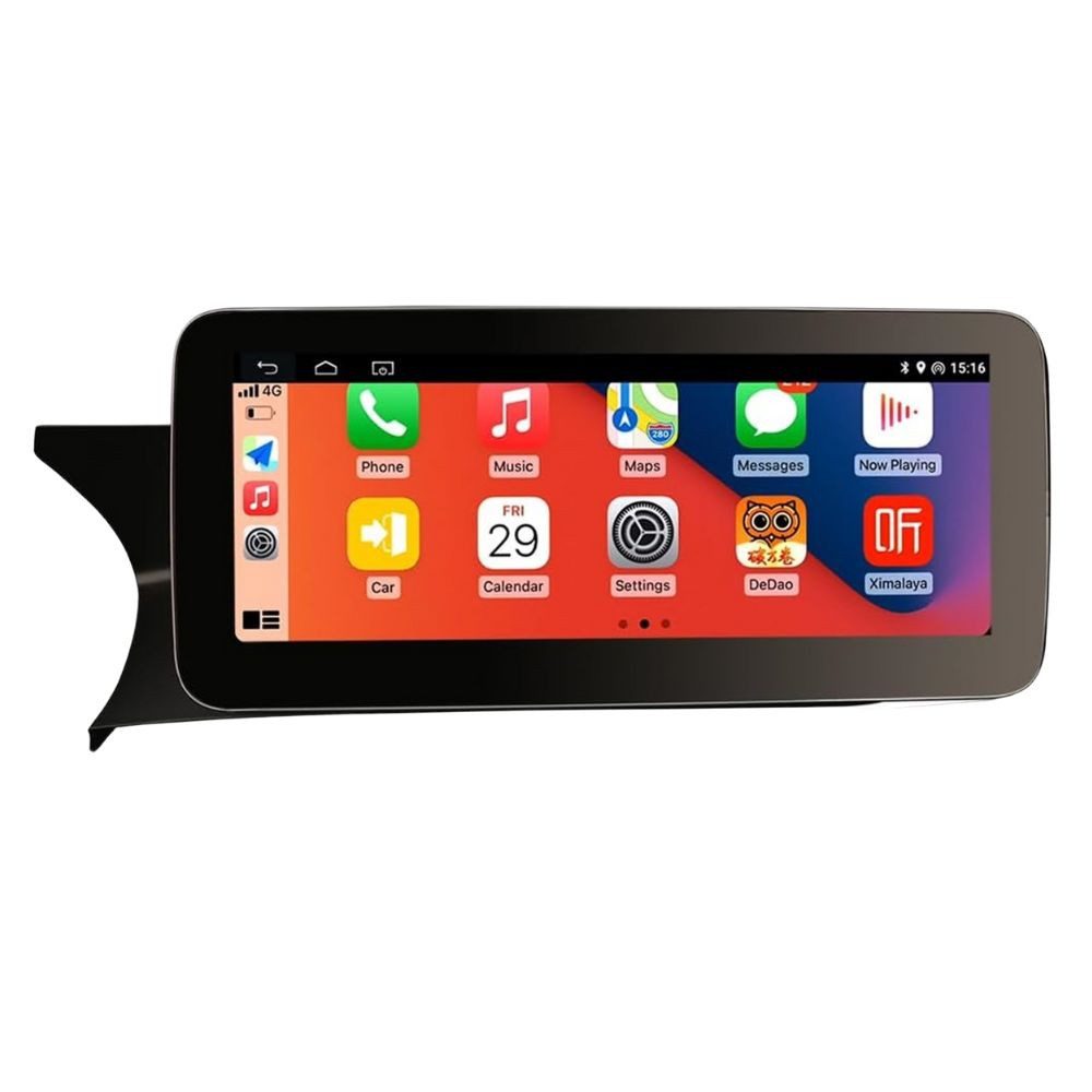 GABITECH 10." Carplay Display Für MERCEDES BENZ C klasse W204 NTG4.5 2011-2014 Einbau-Navigationsgerät (LINUX SYSTEM. 10.3 Zoll Display Drahtlos Carplay und Android Auto)